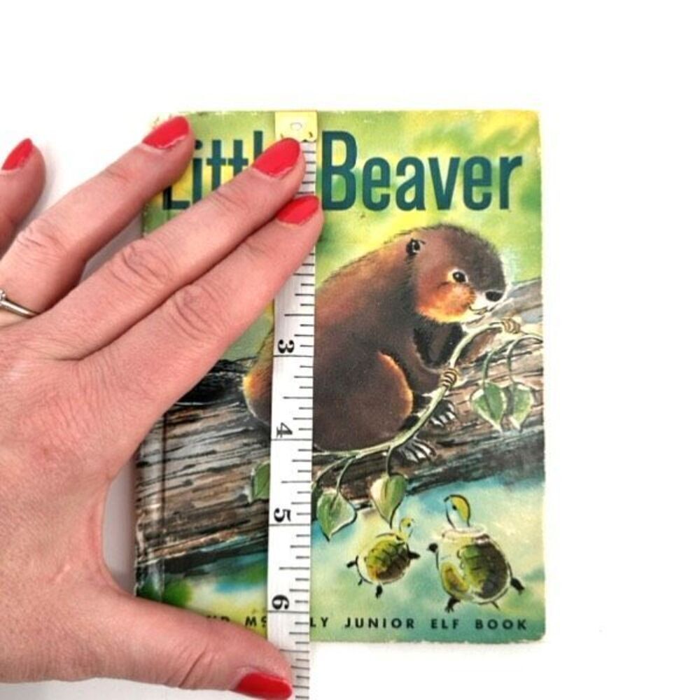 Vintage Junior Elf Book Little Beaver Nonfiction Childrens Learning Rand McNally - Picture 9 of 11